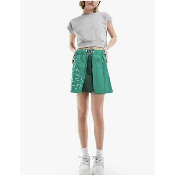 Nike Sportswear x Nike United Lime Retro Track Skirt FD6946-365 XS Tenniscore - Picture 4 of 8